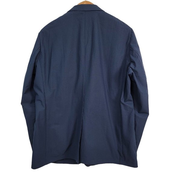Sene Soho Flex Tech Sport Coat Unstructured Blazer Jacket Blue Custom 54 Chest - Picture 2 of 3